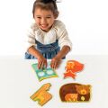 Petit Collage Erstes Puzzle Waldtiere
