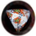 Goki Kaleidoskop Farbenwirbel modrý Blau