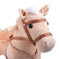 Bigjigs Toys Hölzernes Schaukelpferd Beige