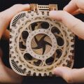 RoboTime Mechanisches 3D-Puzzle aus Holz Schmuckkästchen