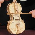 RoboTime 3D-Holzpuzzle Violoncello