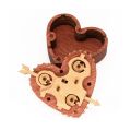iDventure Puzzle Tresor Herz aus Holz