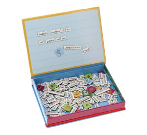 Petit Collage Magnettafel Wörter aus Roald Dahls Büchern