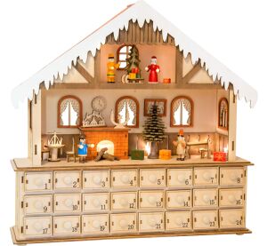 small foot Hölzerner-Adventskalender Magic Christmas House