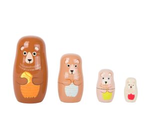 small foot Matrjoschka-Bärenfamilie