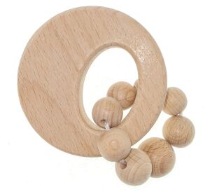 Hess Natural runde Rassel mit Kugelring