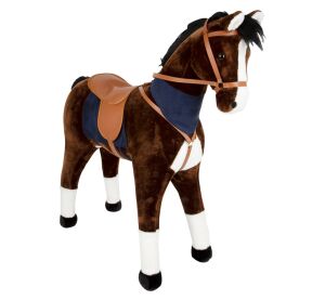 small foot Sitzpferd XL braun mit Ton