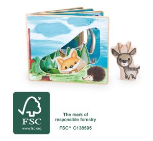 small foot Holzbilderbuch Interaktives Spiel