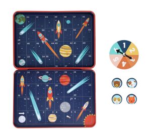 Petit Collage Magnetisches Weltraumrennen Spiel