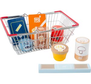 small foot Frische Lebensmittel im Einkaufswagen