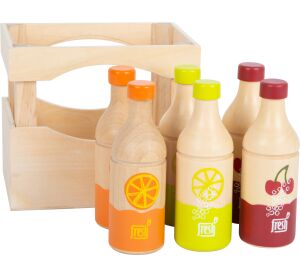 small foot Kiste mit 6 Trinkflaschen