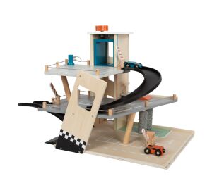 small foot Kleiner Rennwagenpark aus Holz