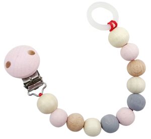 Hess Schnullerkette Rosa