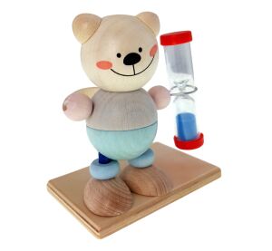 Hess Sanduhr-Teddybär zum Messen der Putzzeit
