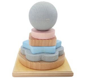 Hess Aufsteckspiel Natur blau