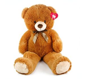 Rappa Großer Plüschbär Oskar mit Anhänger 90 cm