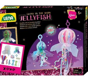 Lena Im Dunkeln leuchtender Quallenanhänger