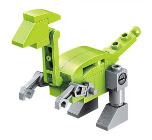 Qman Squros Extreme Changerble 2102-9 Roboter Velocisaurus 3in1