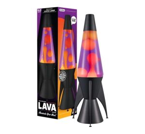 Schylling LAVA Lavalampe Rakete violett-orange 36,8 cm