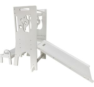 2Kids Toys Wachsender Lernturm Katze mit Rutsche und Brett