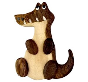 2Kids Toys Großer Holzmagnet Krokodil