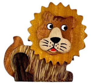 2Kids Toys Großer Holzmagnet Löwe