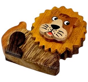 2Kids Toys Großer Holzmagnet Löwe