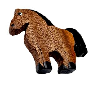2Kids Toys Großer Holzmagnet Pferd