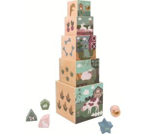 2Kids Toys Stapelwürfel Bauernhof