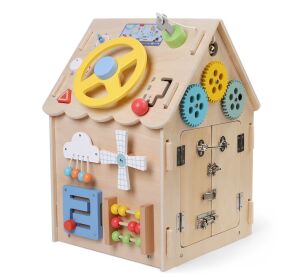 2Kids Toys Activity board Haus natur