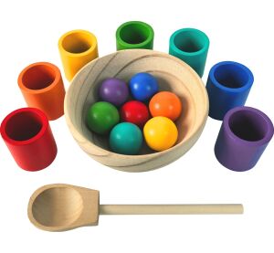 2Kids Toys Regenbogenbälle in Bechern 7 farben