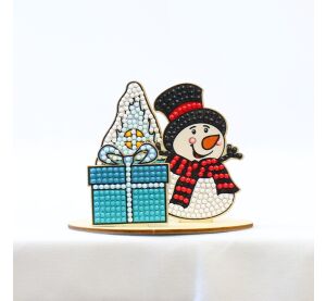 2Kids Toys Diamantmalerei mit Staffelei Weihnachtsschneemann
