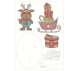 2Kids Toys Diamantmalerei mit Staffelei Weihnachtsrentier