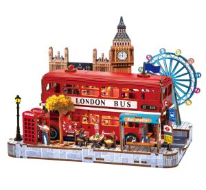 2Kids Toys 3D-Holzpuzzle Miniaturszene London