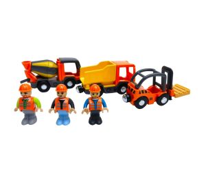 2Kids Toys Baufahrzeuge Set mit Figuren