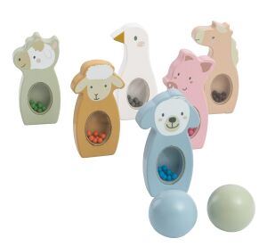 2Kids Toys Bauernhof Sensorik-Kegelspiel