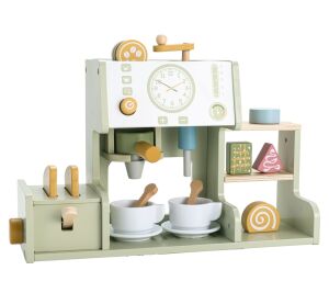 2Kids Toys Holz Kaffeemaschine mit Toaster