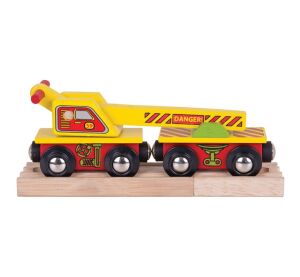 Bigjigs Rail Wagon mit Kran