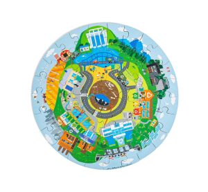 Bigjigs Toys Kreisrundes Puzzle Recycling