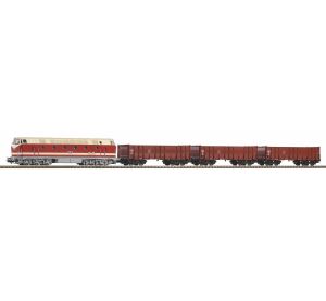 Piko Starterset Diesellokomotive BR119 mit drei Hochwandwagen - 57138