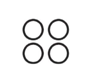 Piko Antriebsriemen, 4er-Pack - ET57090A-03