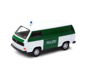Welly Volkswagen T3 Van Modell 1:34 POLIZEI
