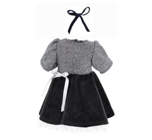 Petitcollin Anzug Violett (für Puppe 39-40 cm)