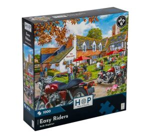HOP Puzzle Motorradfahrer 1000 Teile