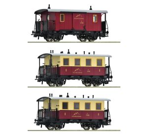 Roco 3-teiliges Zahnrad-Personenzugset Sonnblick-Bahn - 6200063