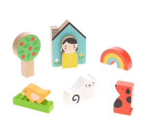 Petit Collage Puzzlestück Haus