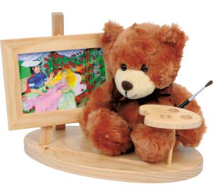 small foot Dekoständer aus Holz mit Teddybär