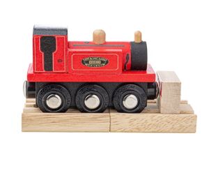 Bigjigs Rail Holzeisenbahn Terrier Rot
