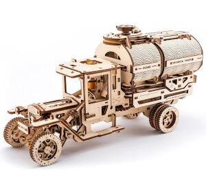 Ugears Mechanisches 3D-Holzpuzzle UGM-11 LKW mit Tankwagen