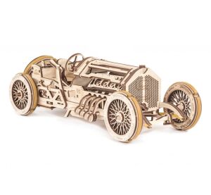 Ugears Mechanisches 3D-Holzpuzzle U9 Auto (Grand Prix)